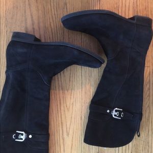 Marc Fisher Black Suede Boots - 9.5
